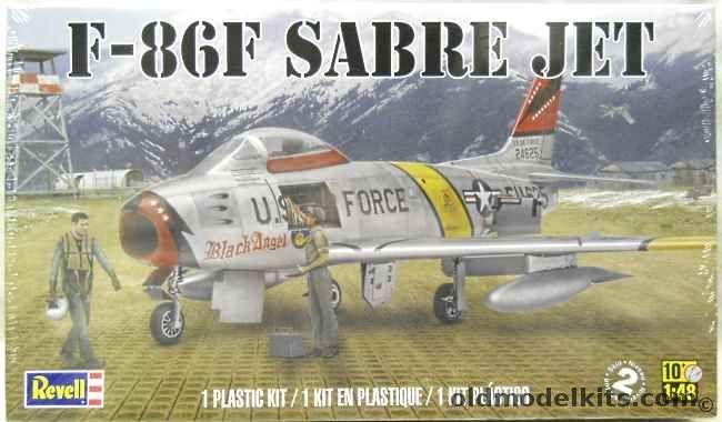 Revell 1/48 F-86F Sabre Jet - 'Black Angel' - (ex Monogram), 85-5319 plastic model kit